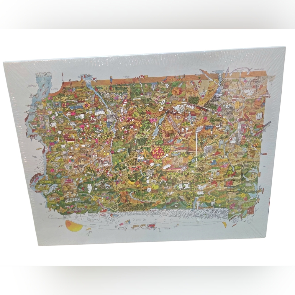 Vintage B. Johnson Pennsylvania Jigsaw Puzzle 1991 Factory Sealed 550 pieces